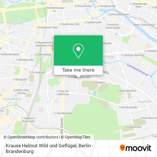 Krause Helmut Wild und Geflügel map