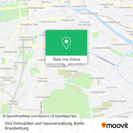 Карта Vbit Immobilien und Hausverwaltung