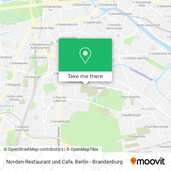 Norden-Restaurant und Cafe map