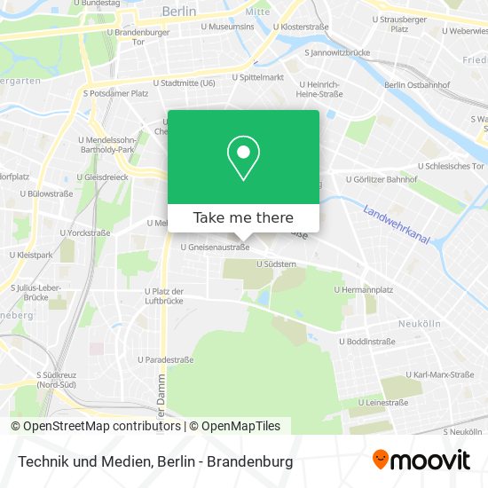 Technik und Medien map