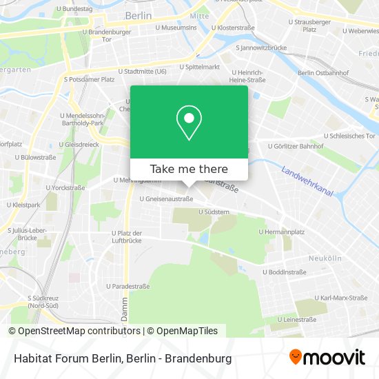 Habitat Forum Berlin map