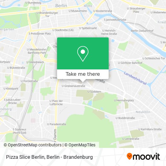 Pizza Slice Berlin map