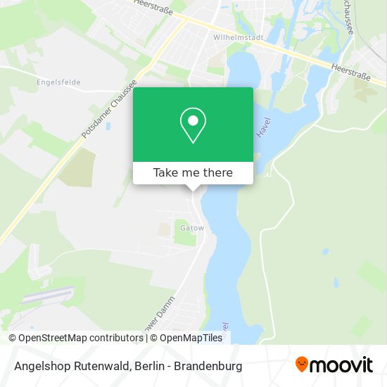 Angelshop Rutenwald map
