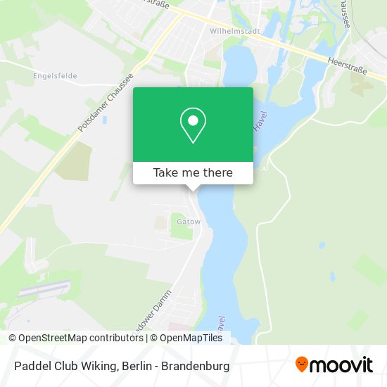 Paddel Club Wiking map