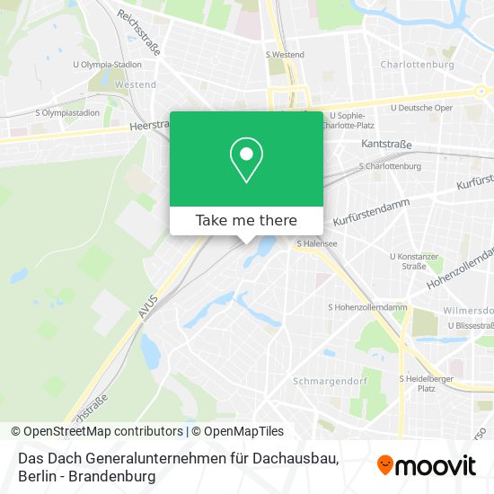 Карта Das Dach Generalunternehmen für Dachausbau