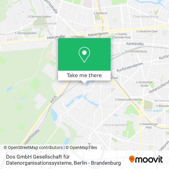 Dos GmbH Gesellschaft für Datenorganisationssysteme map
