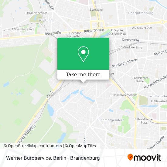 Werner Büroservice map