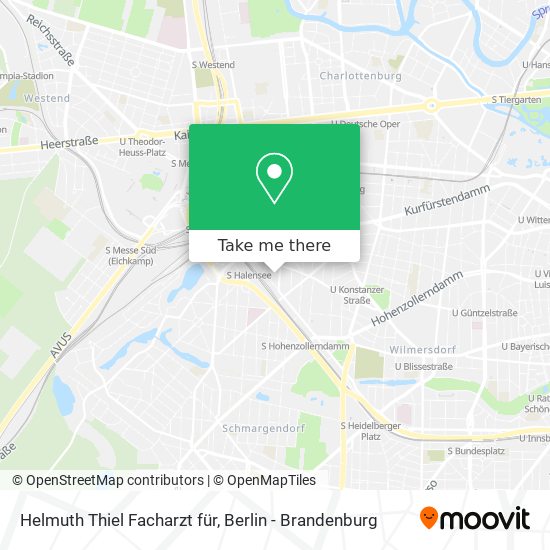 Helmuth Thiel Facharzt für map