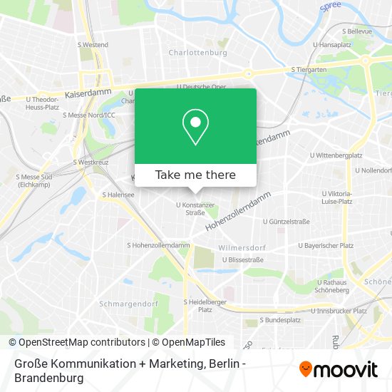 Карта Große Kommunikation + Marketing