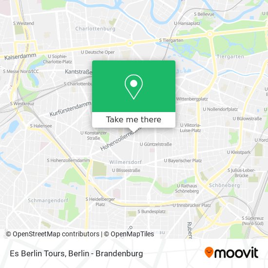 Карта Es Berlin Tours