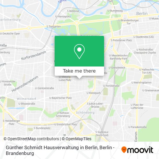 Карта Günther Schmidt Hausverwaltung in Berlin