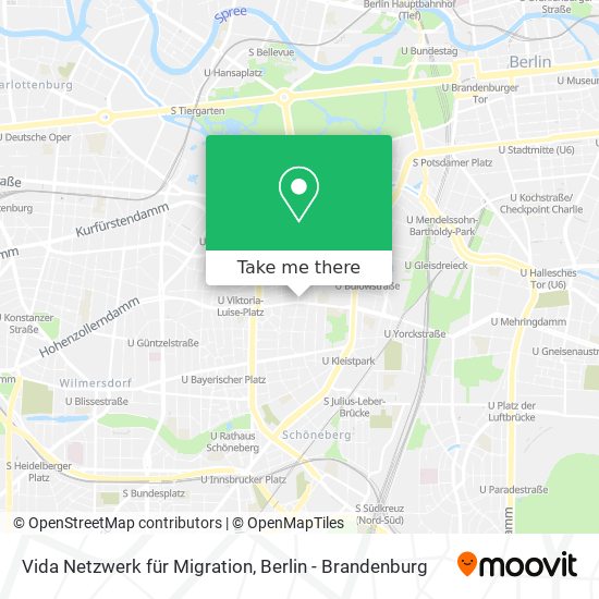 Карта Vida Netzwerk für Migration