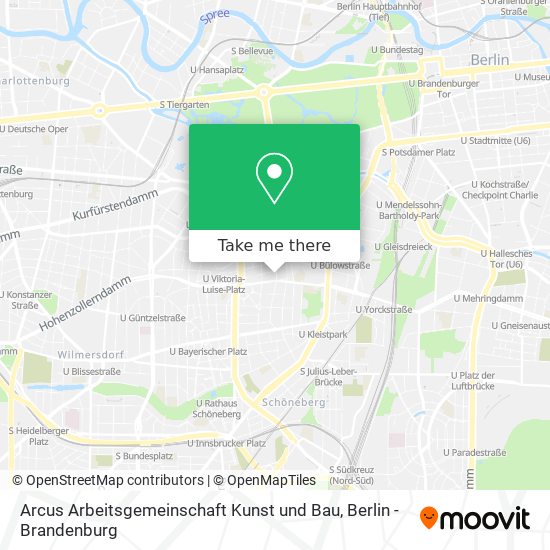 Arcus Arbeitsgemeinschaft Kunst und Bau map