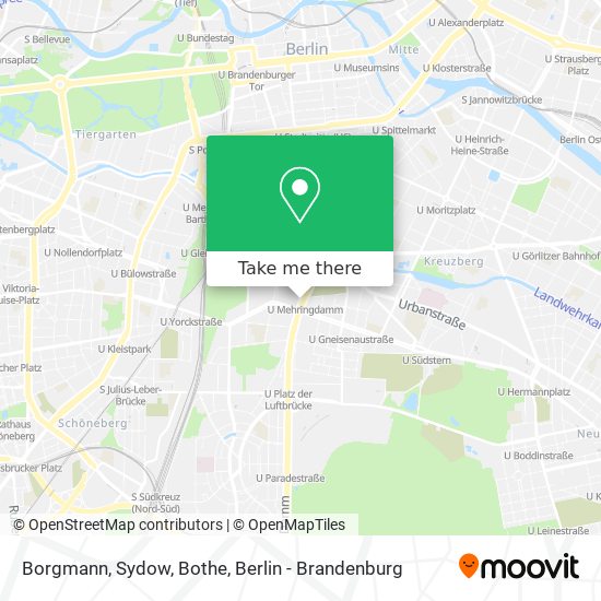 Карта Borgmann, Sydow, Bothe