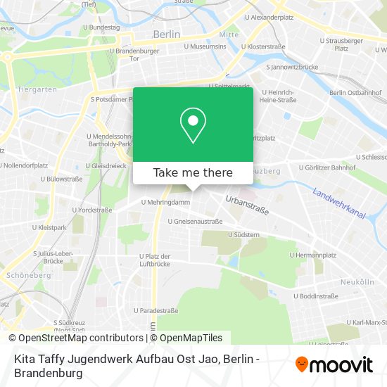 Kita Taffy Jugendwerk Aufbau Ost Jao map