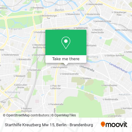 Карта Starthilfe Kreuzberg Mw 15