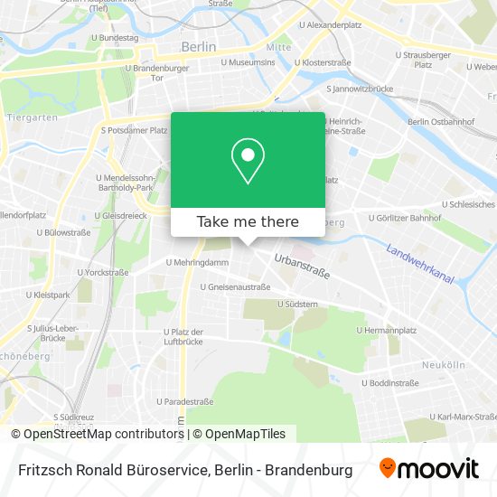 Fritzsch Ronald Büroservice map