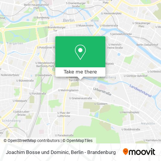 Joachim Bosse und Dominic map