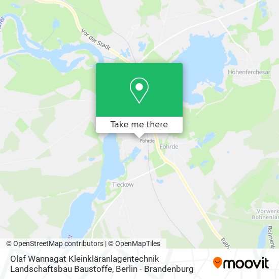 Olaf Wannagat Kleinkläranlagentechnik Landschaftsbau Baustoffe map