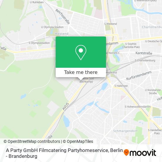 A Party GmbH Filmcatering Partyhomeservice map