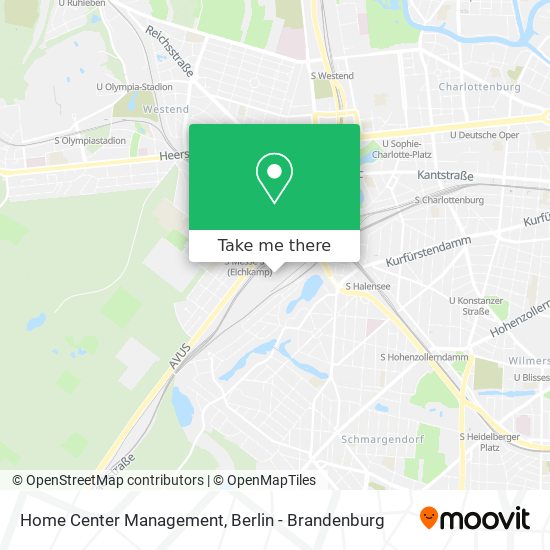 Home Center Management map
