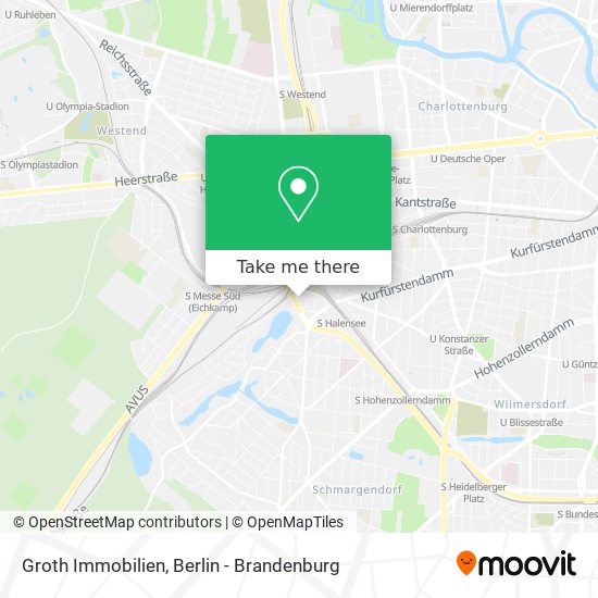 Groth Immobilien map
