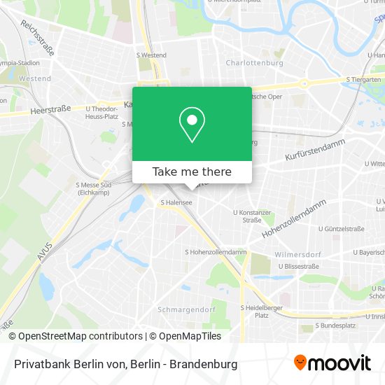 Privatbank Berlin von map