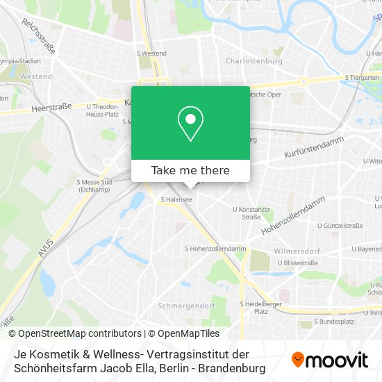 Je Kosmetik & Wellness- Vertragsinstitut der Schönheitsfarm Jacob Ella map