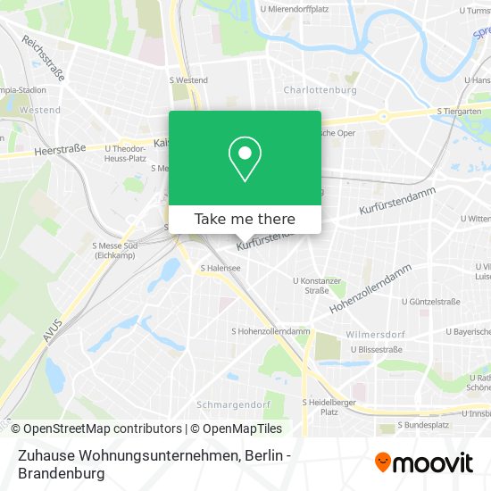 Карта Zuhause Wohnungsunternehmen
