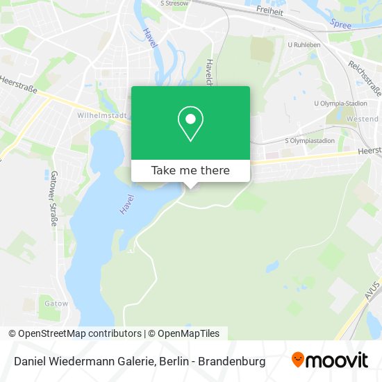 Daniel Wiedermann Galerie map