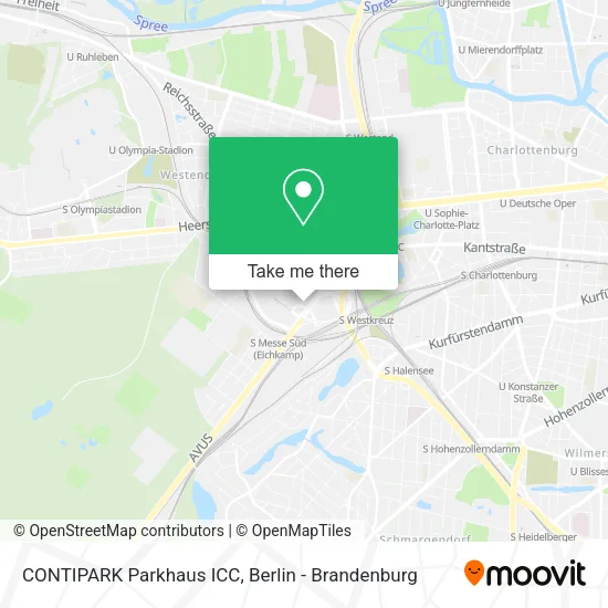 Карта CONTIPARK Parkhaus ICC