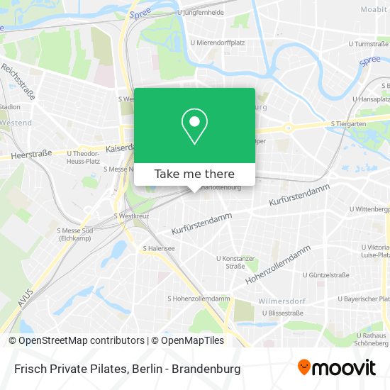 Frisch Private Pilates map