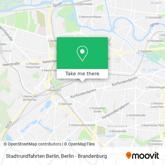 Карта Stadtrundfahrten Berlin