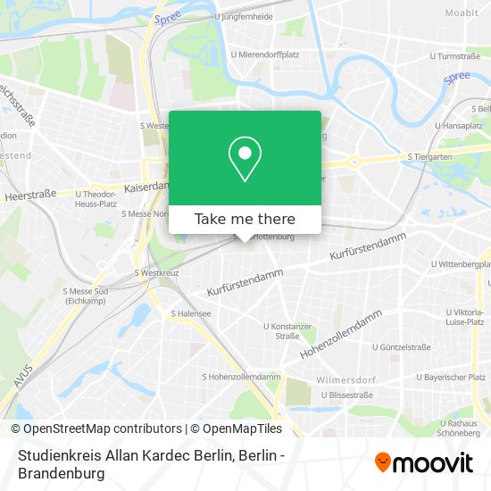 Карта Studienkreis Allan Kardec Berlin