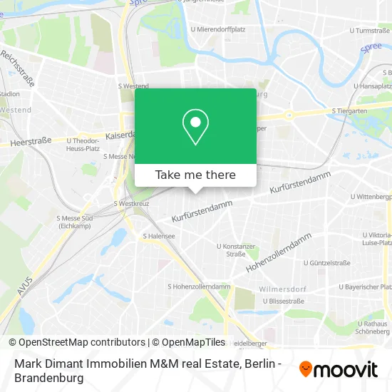 Карта Mark Dimant Immobilien M&M real Estate