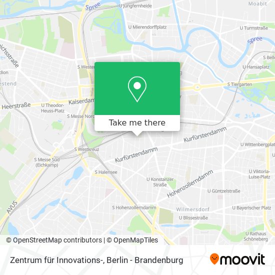 Zentrum für Innovations- map