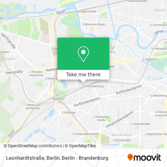 Карта Leonhardtstraße, Berlin
