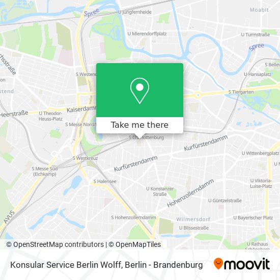 Konsular Service Berlin Wolff map