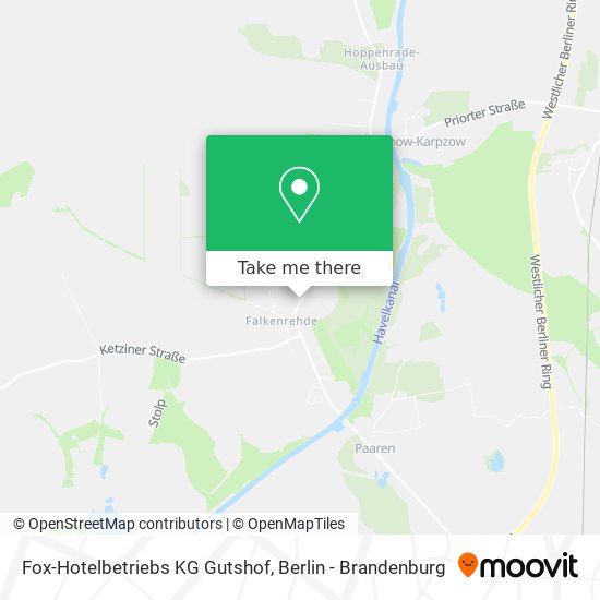 Fox-Hotelbetriebs KG Gutshof map