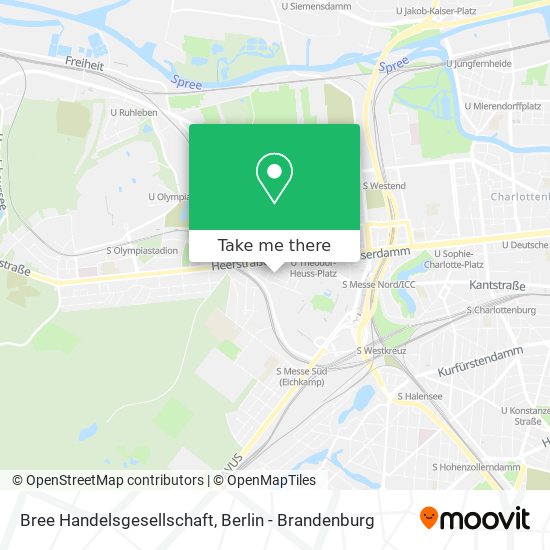 Bree Handelsgesellschaft map