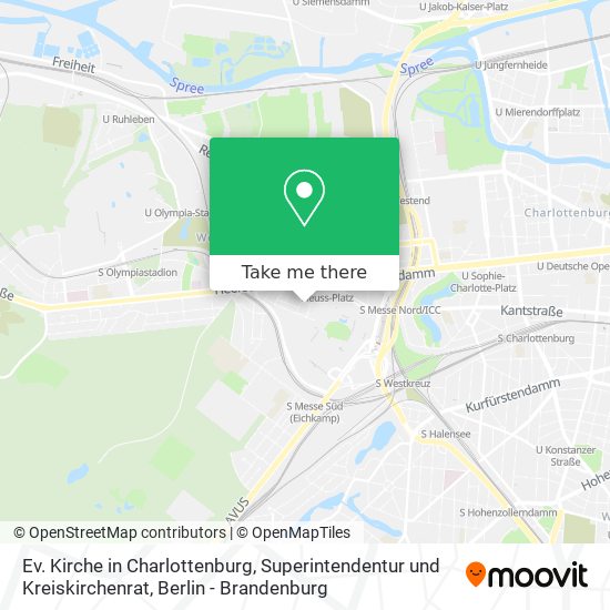 Ev. Kirche in Charlottenburg, Superintendentur und Kreiskirchenrat map