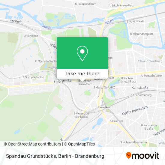 Spandau Grundstücks map