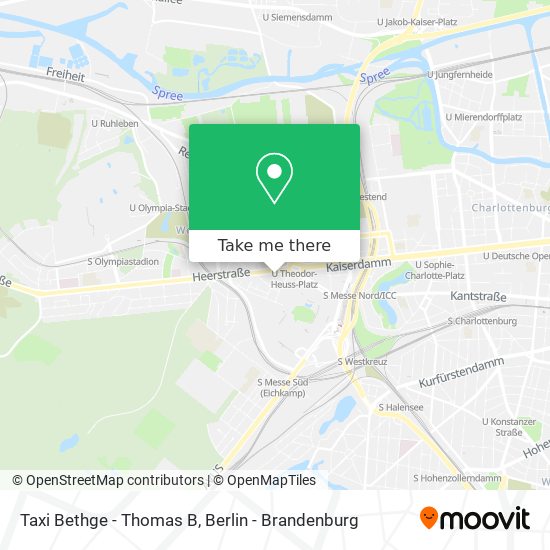 Taxi Bethge - Thomas B map