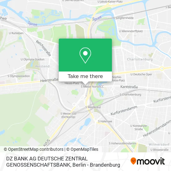 Карта DZ BANK AG DEUTSCHE ZENTRAL GENOSSENSCHAFTSBANK