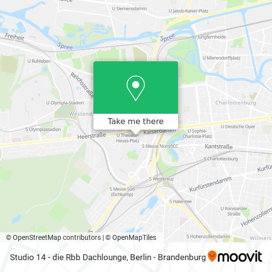 Карта Studio 14 - die Rbb Dachlounge
