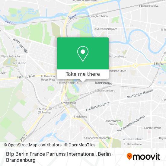 Bfp Berlin France Parfums International map