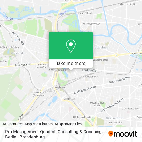 Карта Pro Management Quadrat, Consulting & Coaching