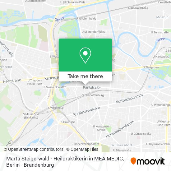 Marta Steigerwald - Heilpraktikerin in MEA MEDIC map