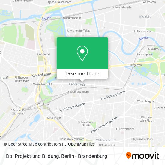 Dbi Projekt und Bildung map