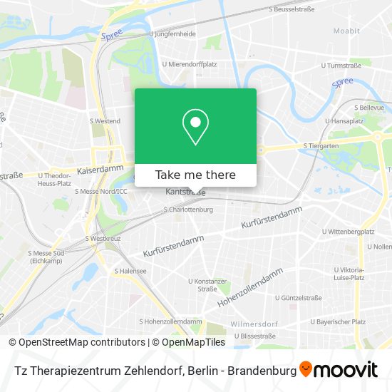 Tz Therapiezentrum Zehlendorf map